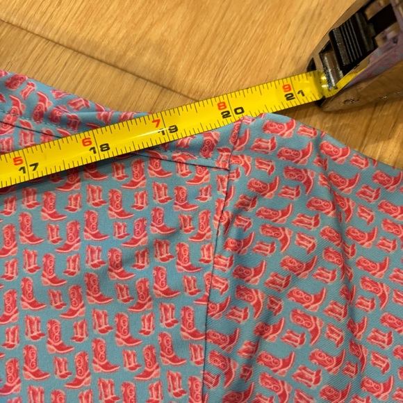 Vivid Golf Performance Men’s Polo Shirt Cowboy Boot Print XL - Picture 6 of 8